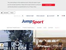 Tablet Screenshot of jumpsport.com